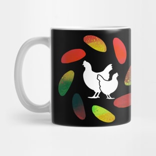 Funny Farmer Chicken Egg Cycle Agriculture Gift Mug